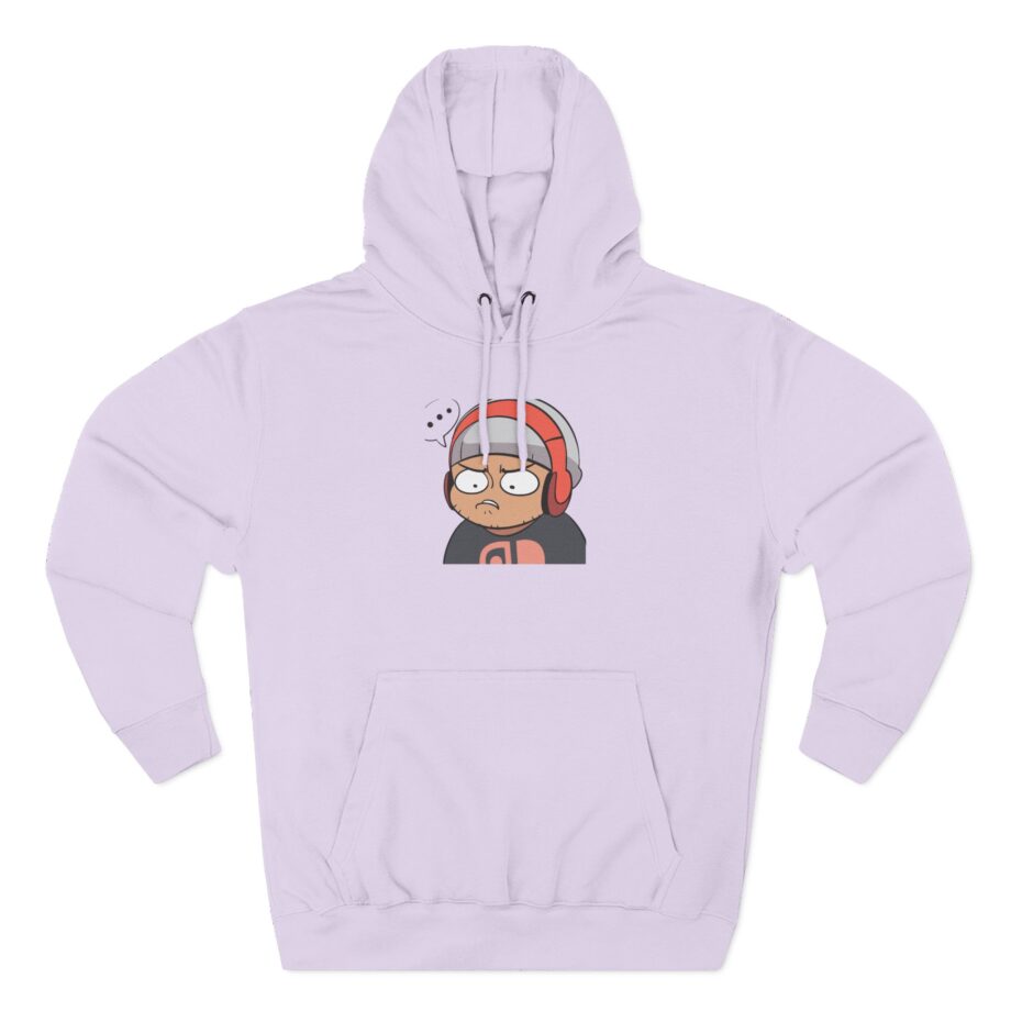 Dashie Angry Three-Panel Fleece Hoodie