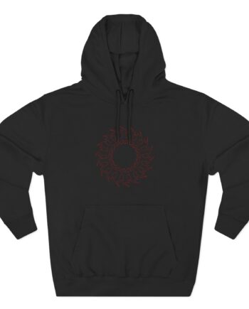 Absent in Body Plague God Three-Panel Fleece Hoodie