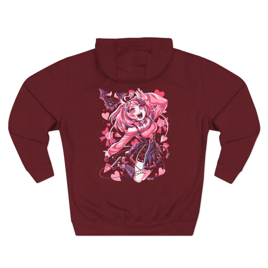 Anime Ironmouse Three-Panel Fleece Hoodie