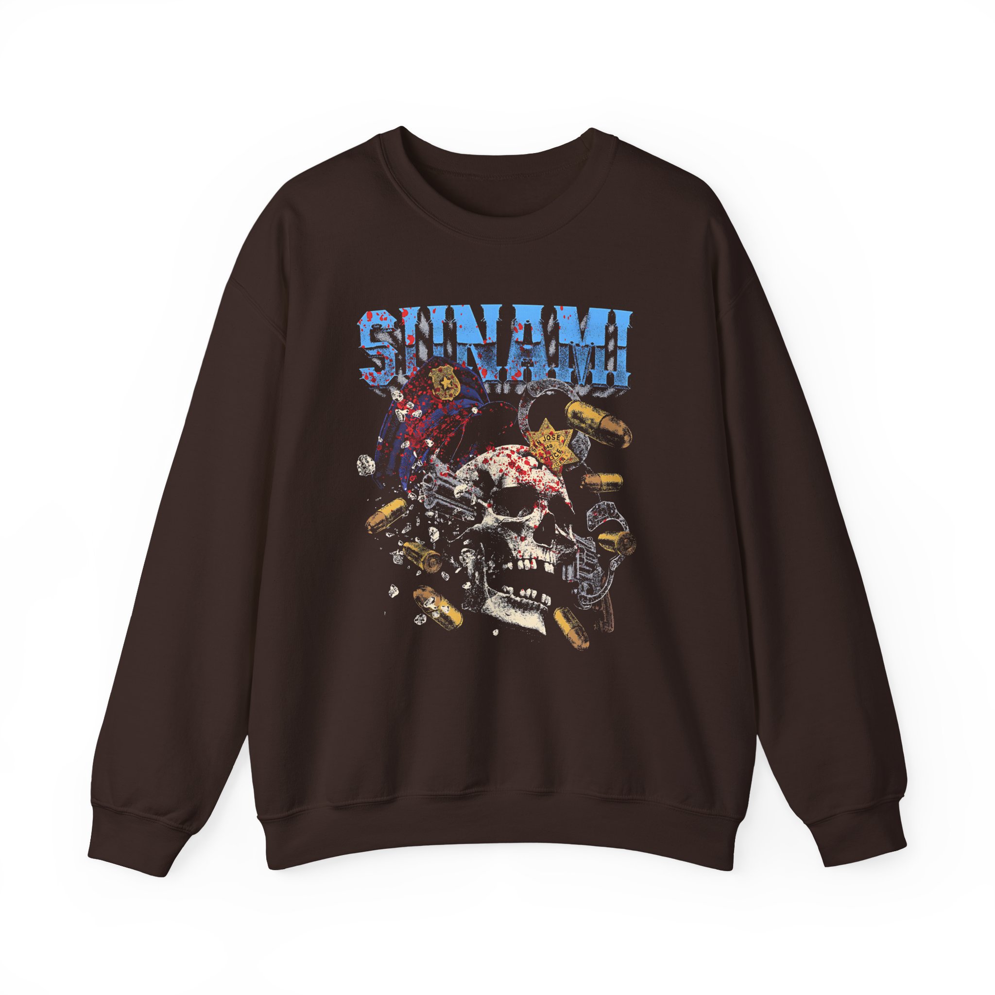 Sunami Skull Unisex Heavy Blendâ„¢ Crewneck Sweatshirt