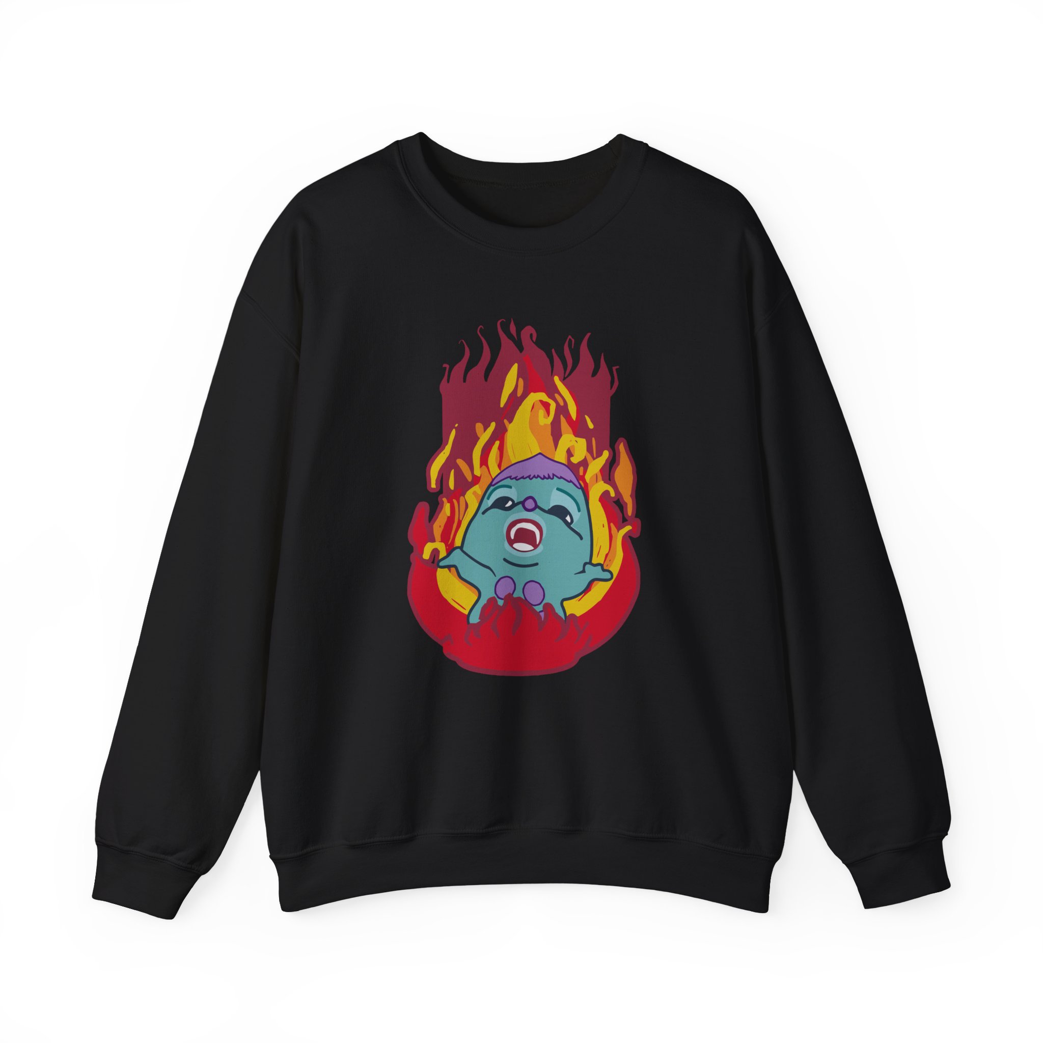 Samantha Eve Bb Fire Unisex Heavy Blend Crewneck Sweatshirt