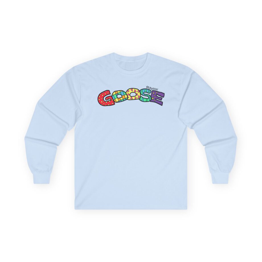 Goose x Staycool   Rainbow Unisex Ultra Cotton Long Sleeve Tee
