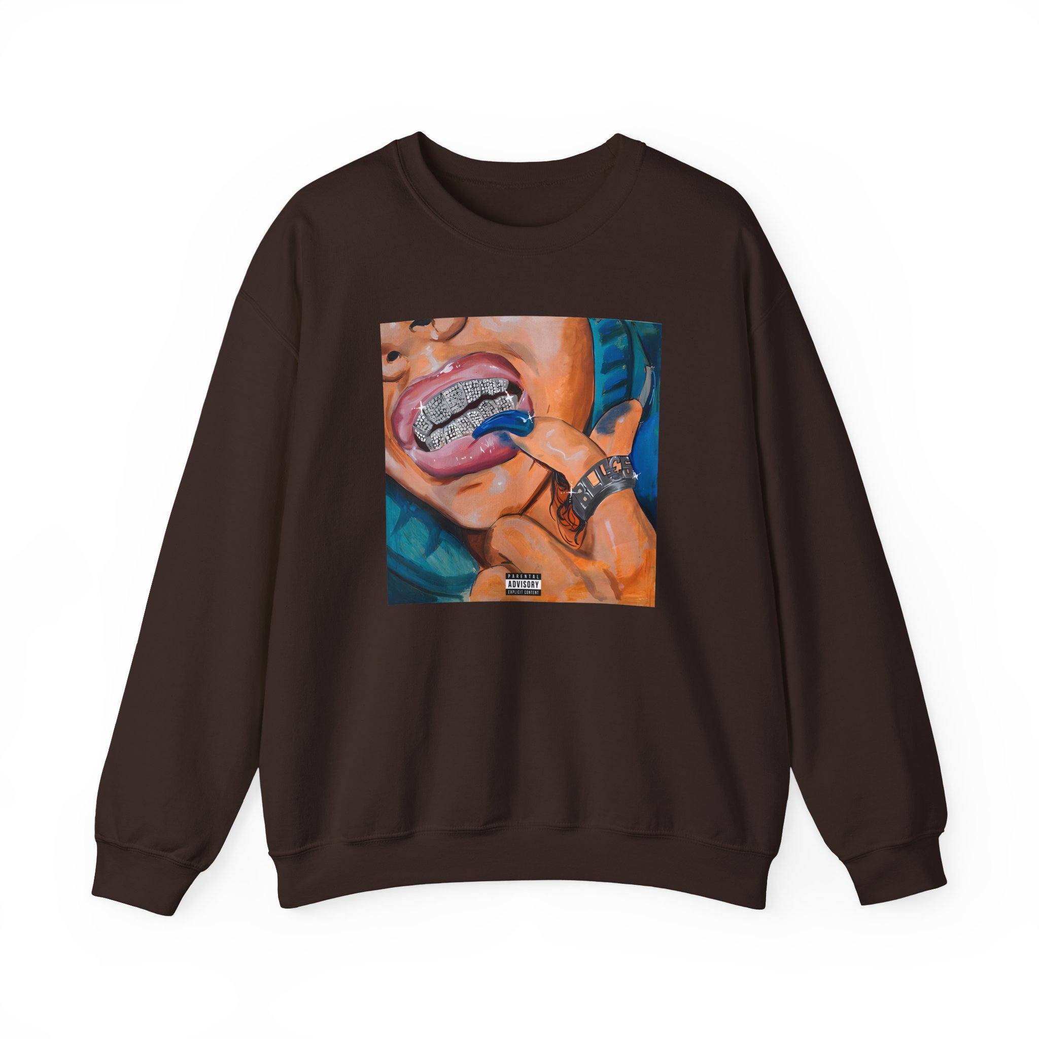 Cruz Cafune Blu€s Cover Unisex Heavy Blend™ Crewneck Sweatshirt