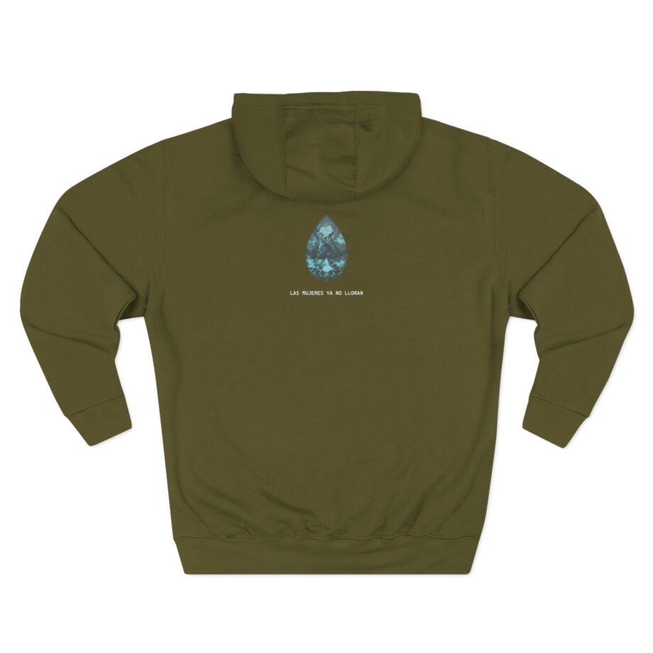 Shakira Emerald Three-Panel Fleece Hoodie