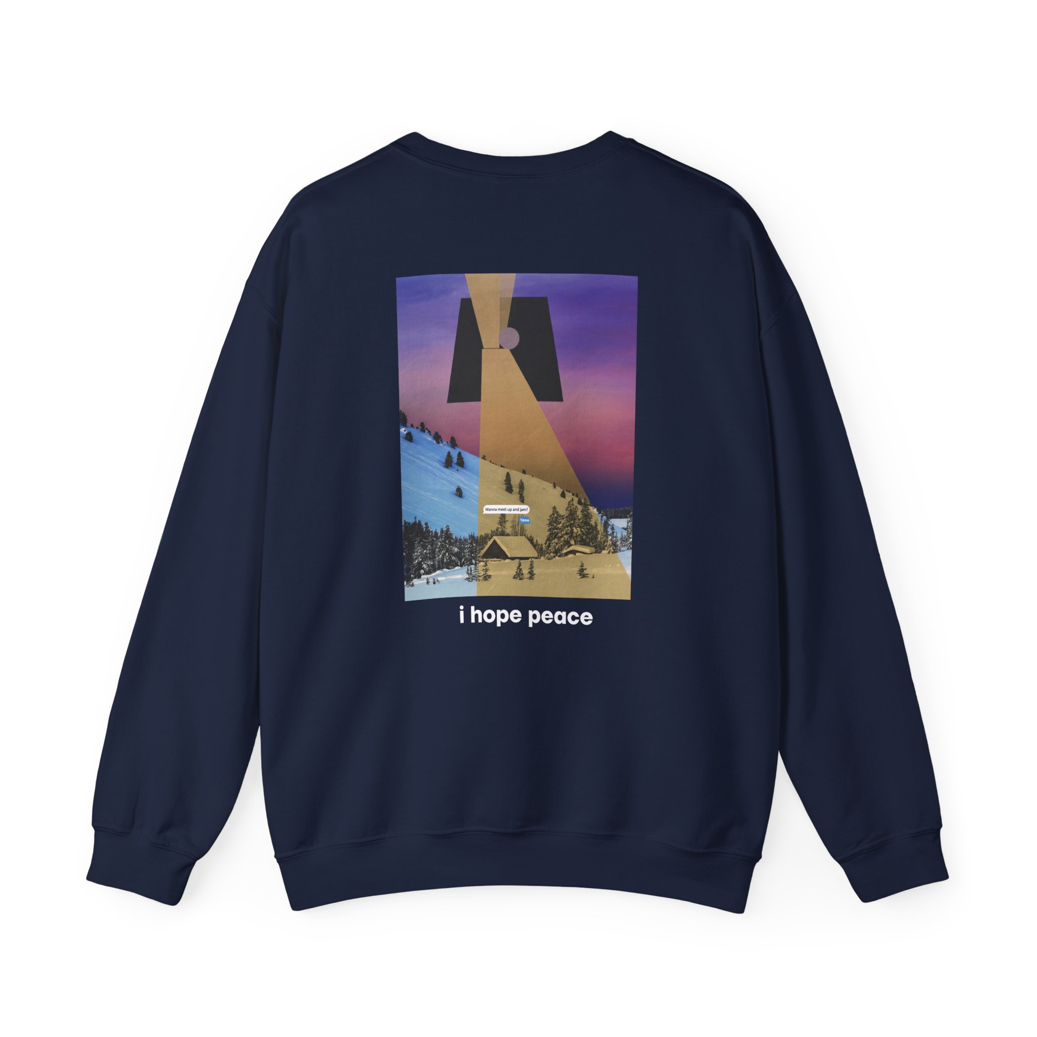 Chon I Hope Peace Unisex Heavy Blendâ„¢ Crewneck Sweatshirt