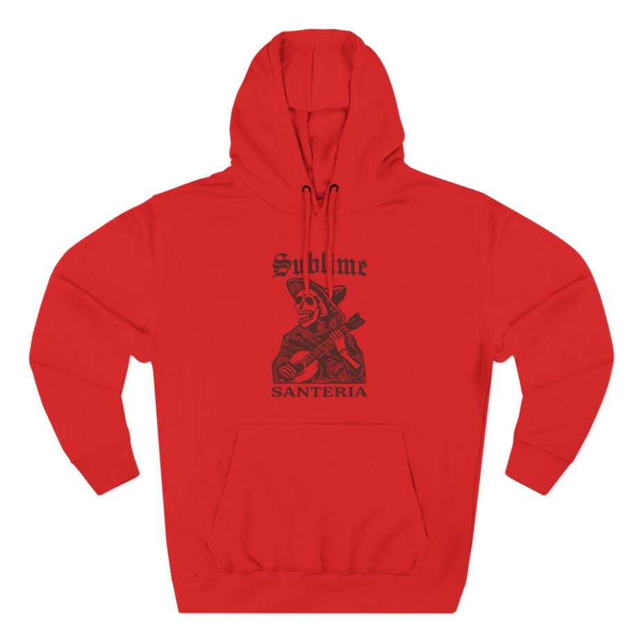 Sublime Santeria Skeleton Three-Panel Fleece Hoodie