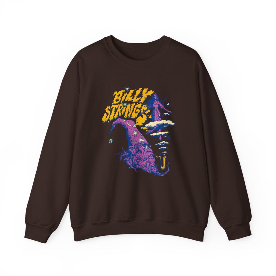 Billy Strings Green Wizard Head Unisex Heavy Blend™ Crewneck Sweatshirt
