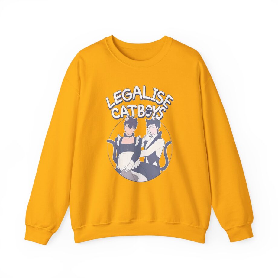 Dan and Phil Legalise Catboys Unisex Heavy Blend™ Crewneck Sweatshirt