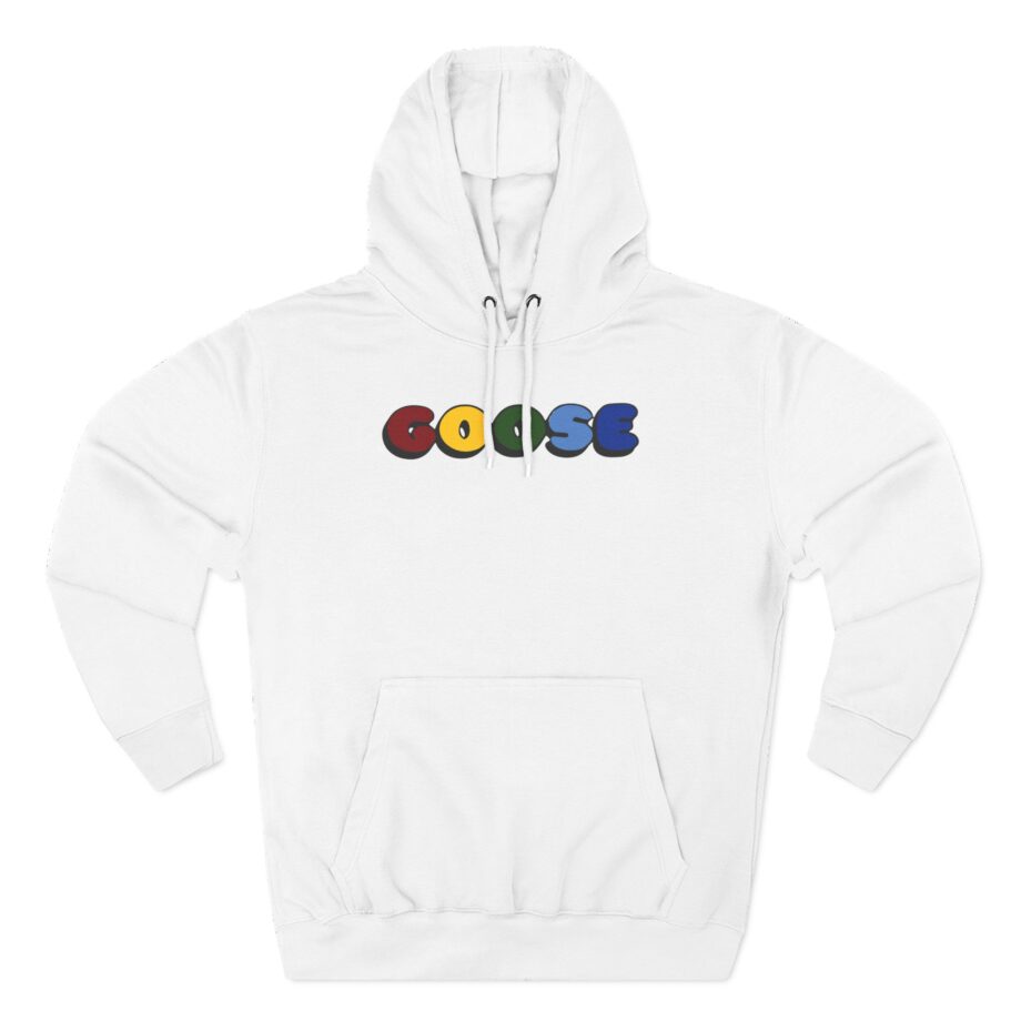 Goose Three-Panel Fleece Hoodie