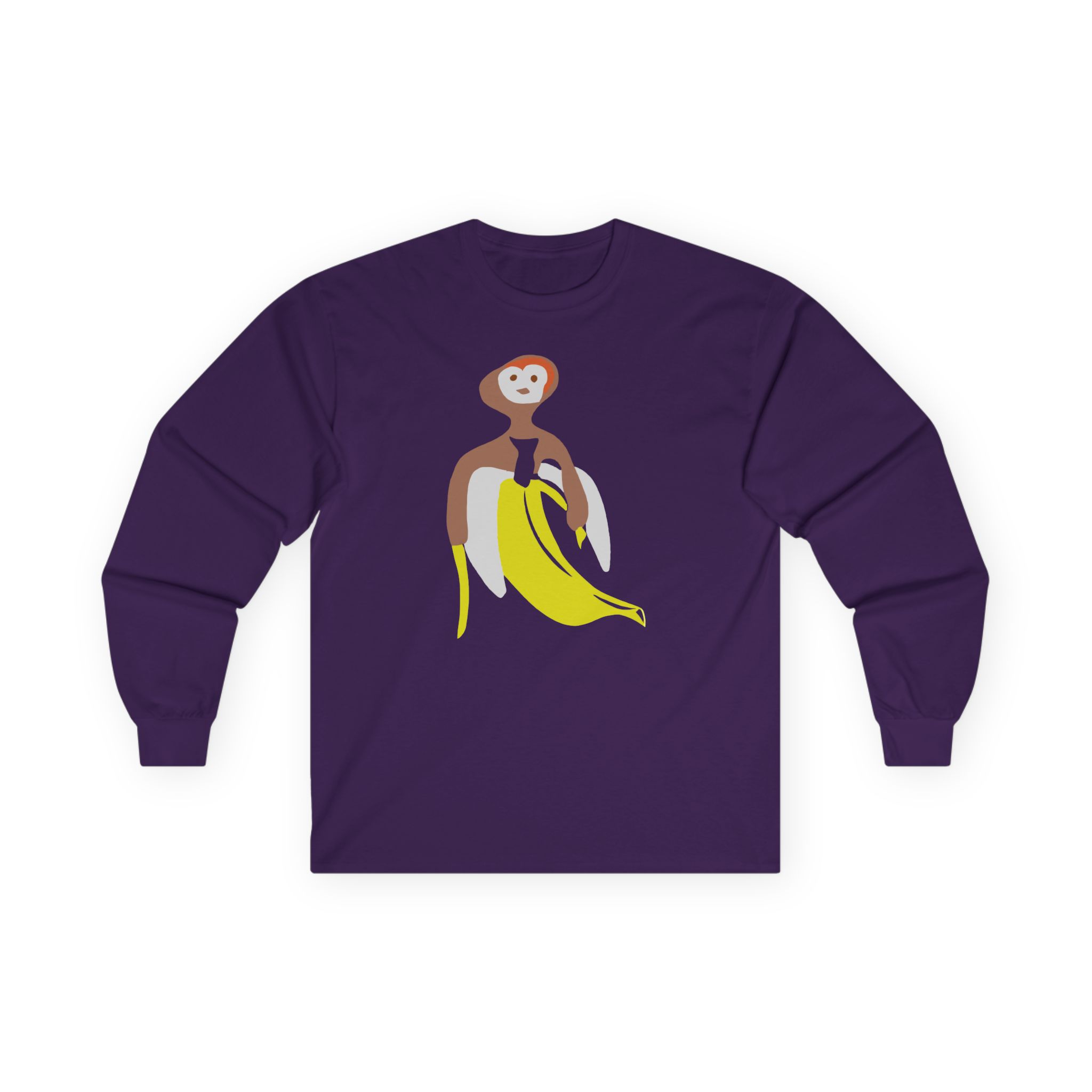 Spoonkid Inspired Banana Unisex Ultra Cotton Long Sleeve Tee