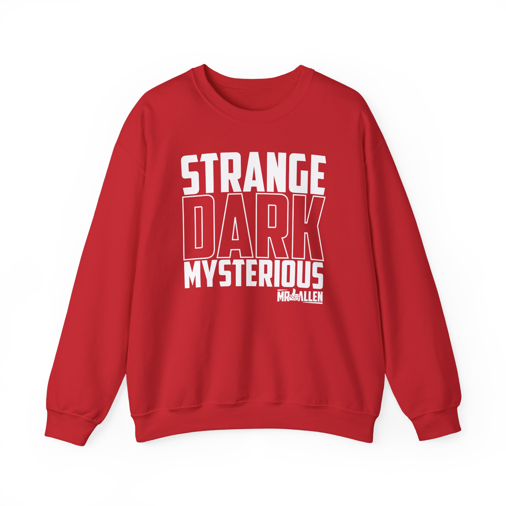Mrballen Strange Dark Mysterious Unisex Heavy Blendâ„¢ Crewneck Sweatshirt