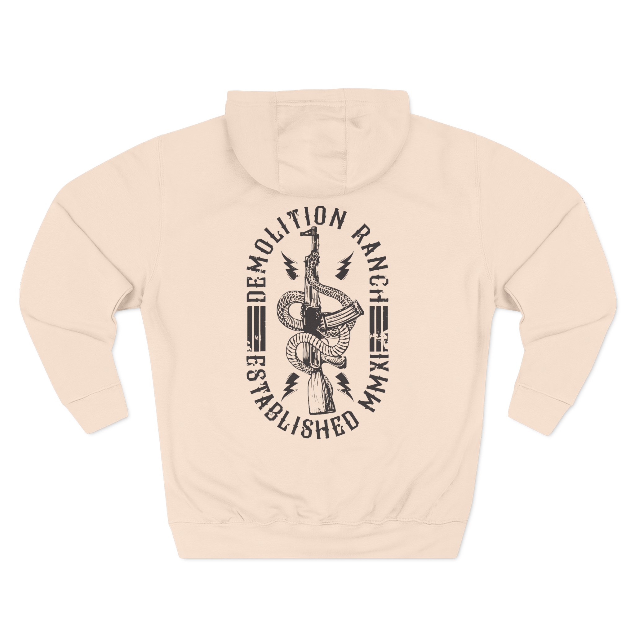 Demolition Ranch Mmxi Snake Three-Panel Fleece Hoodie