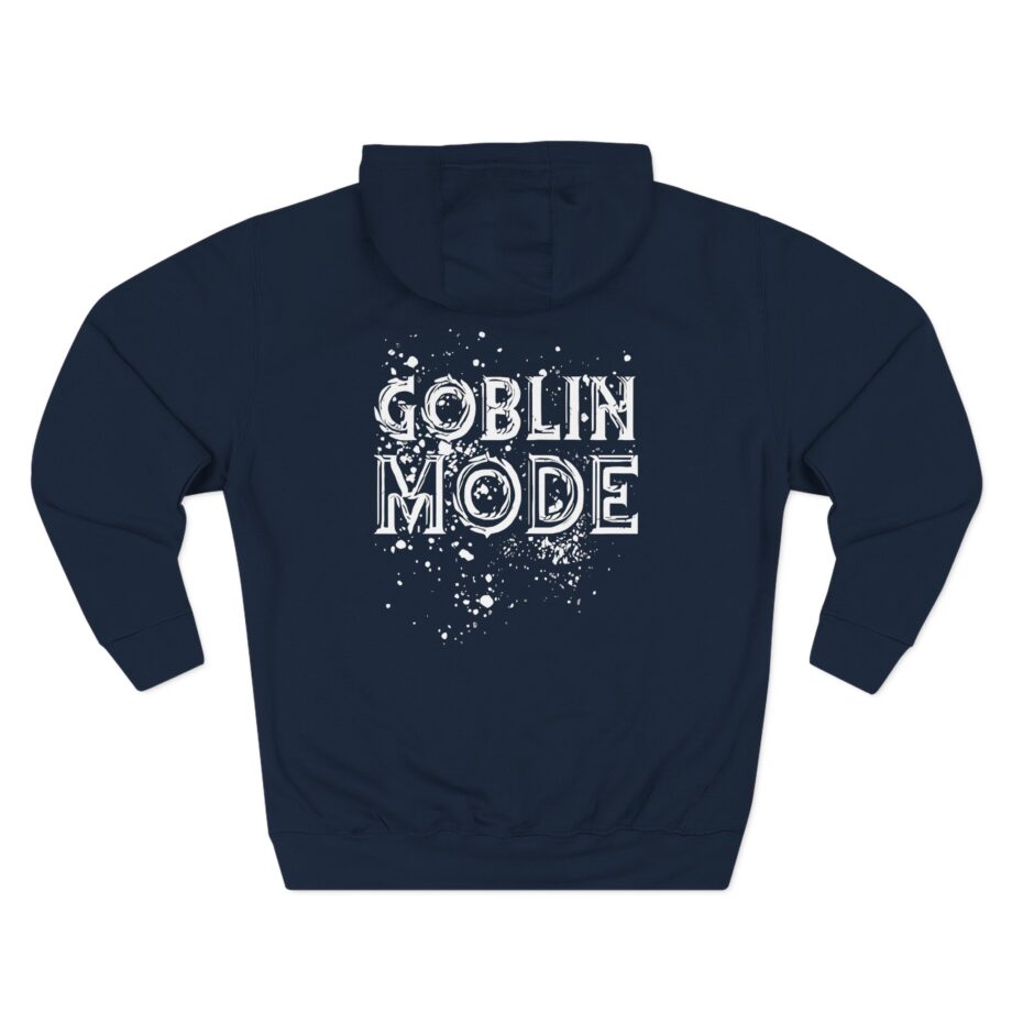Nekrogoblikon Goblin Mode Raglan Three-Panel Fleece Hoodie