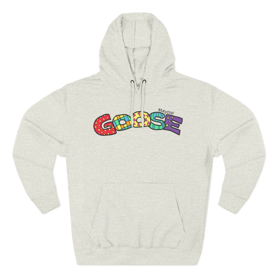 Goose x Staycool   Rainbow Three-Panel Fleece Hoodie
