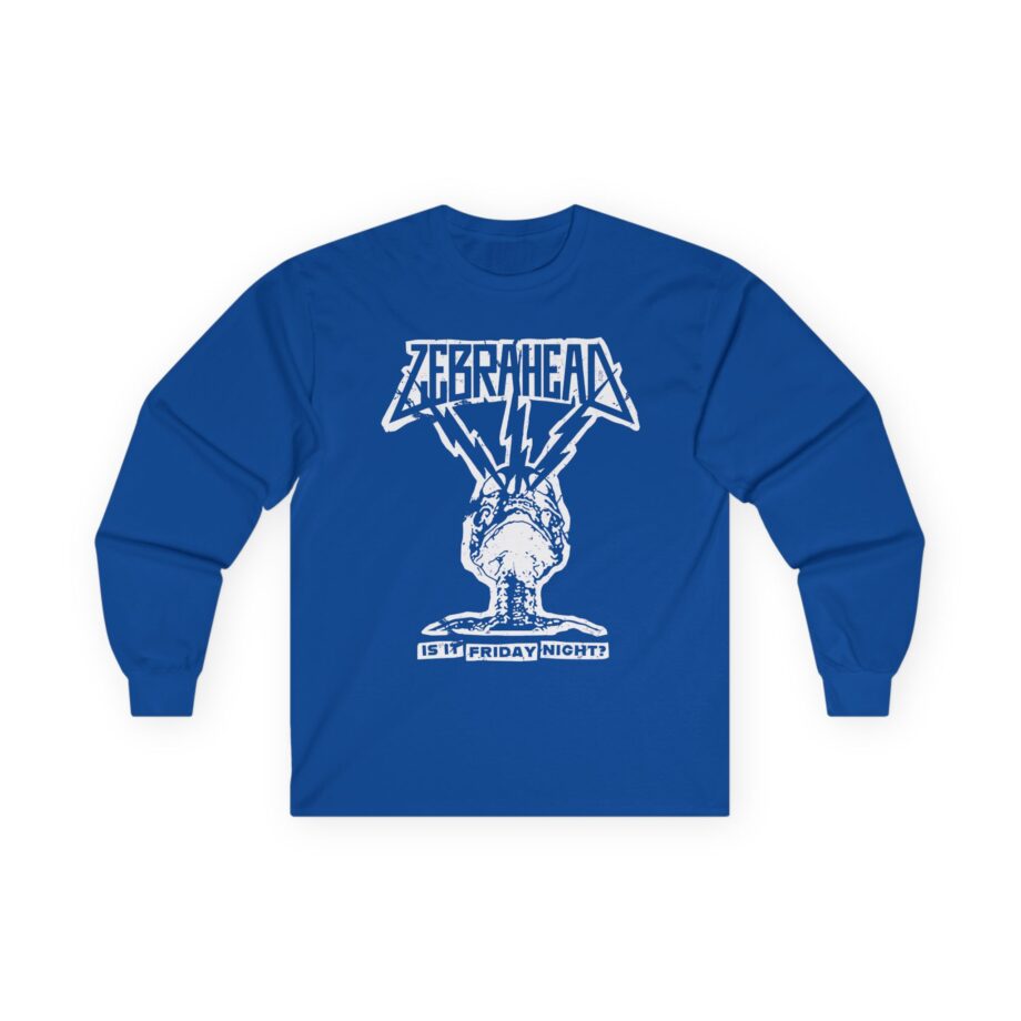 Zebrahead Lightning Skull Friday night tour Unisex Ultra Cotton Long Sleeve Tee