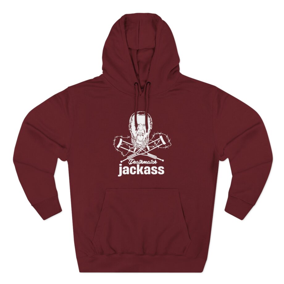 Dale Patricks-deathmatch Jackass Three-Panel Fleece Hoodie