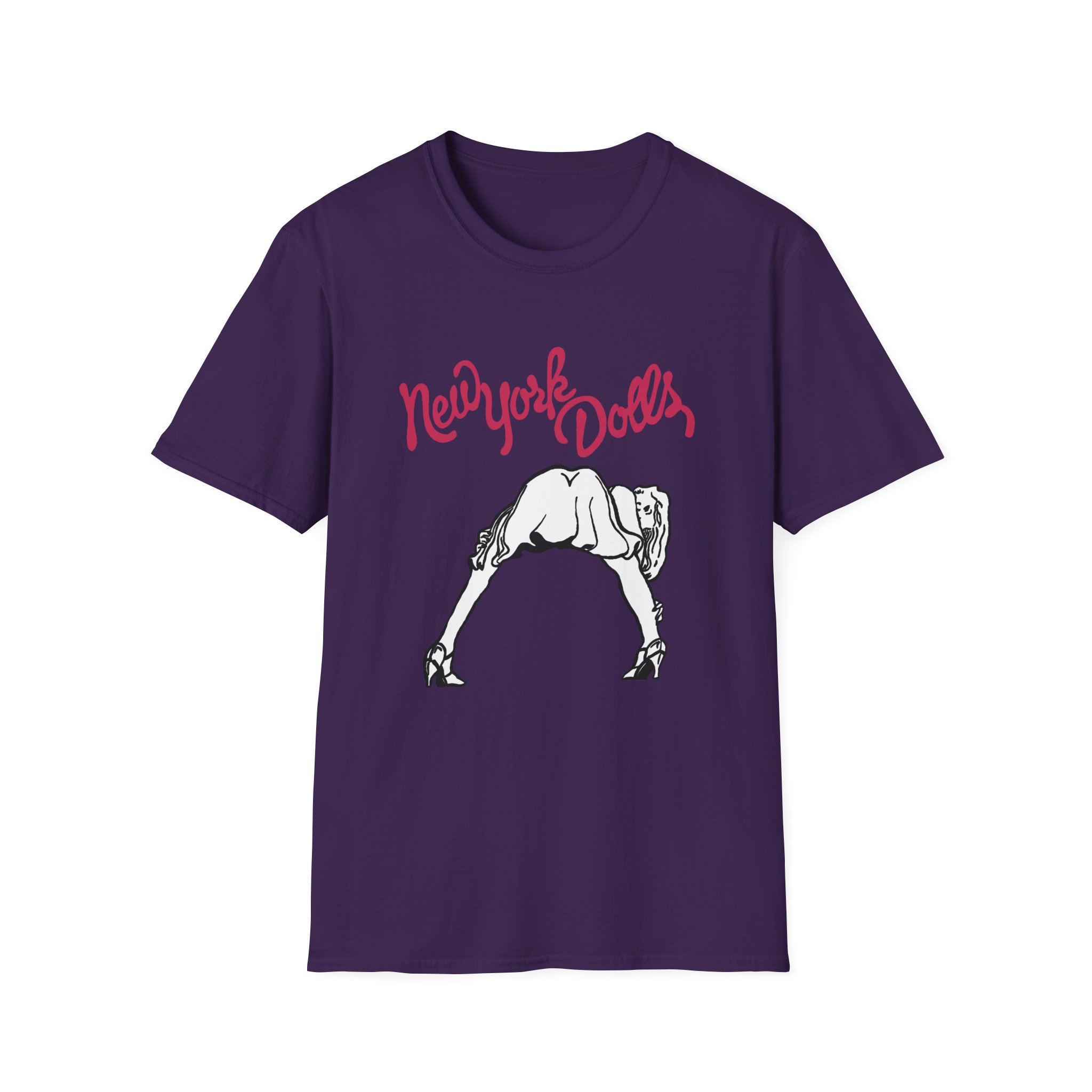New York Dolls Lipstick Girl Unisex Softstyle T-Shirt