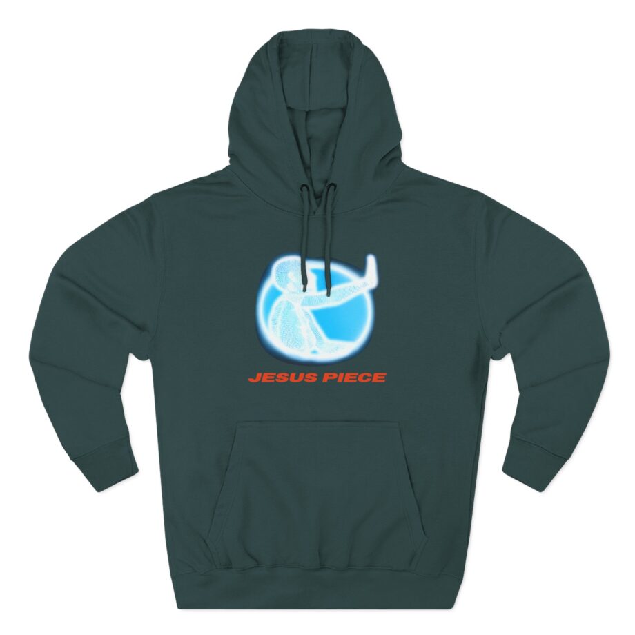 Jesus Piece Glow Three-Panel Fleece Hoodie