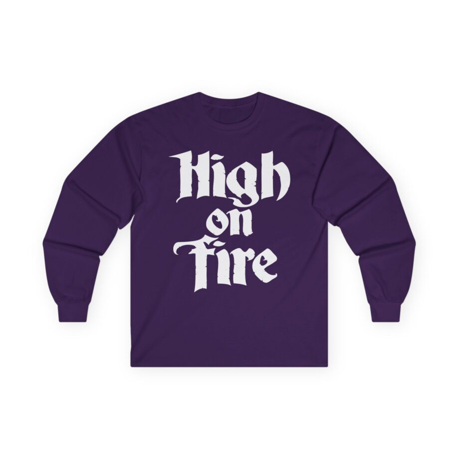 High on Fire Logo Unisex Ultra Cotton Long Sleeve Tee