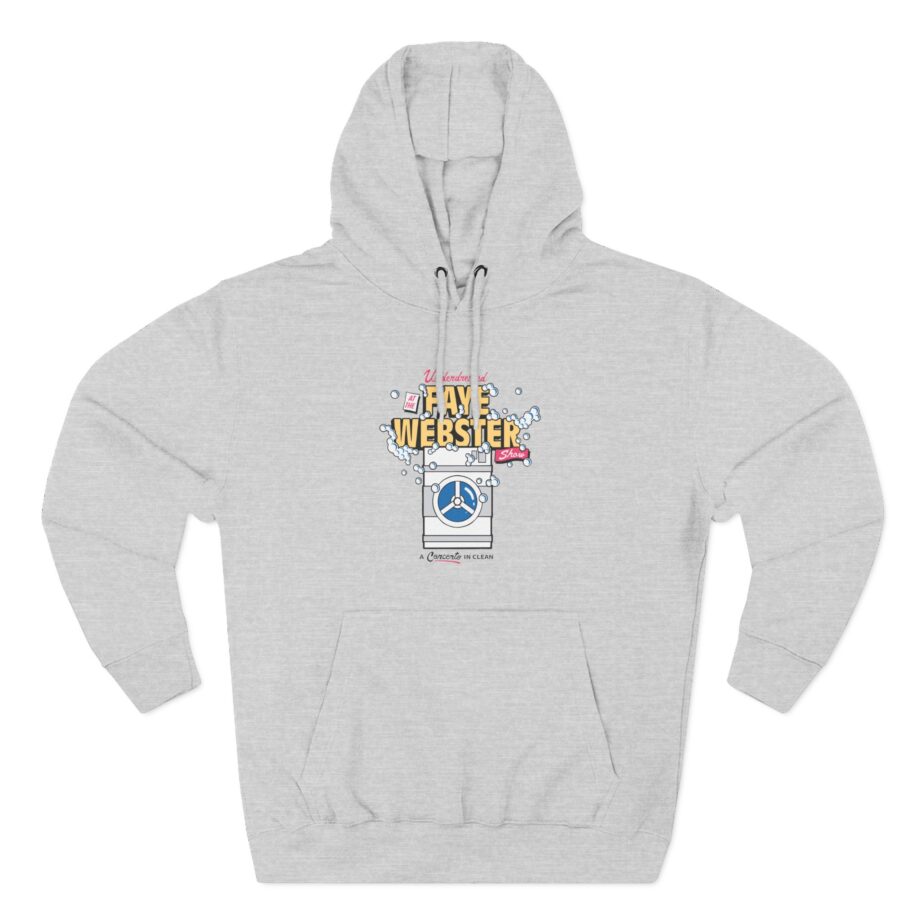 Faye Webster Laundrette  Three-Panel Fleece Hoodie