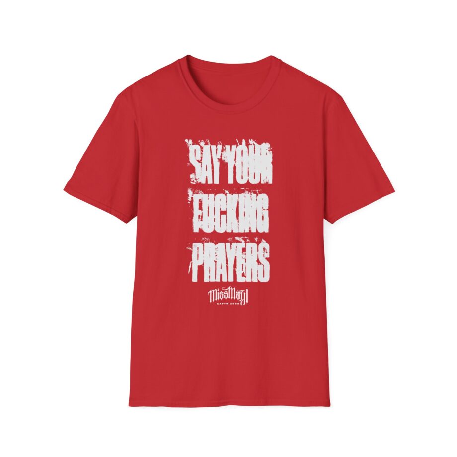 Miss May I Glow in the Dark Prayers Unisex Softstyle T-Shirt