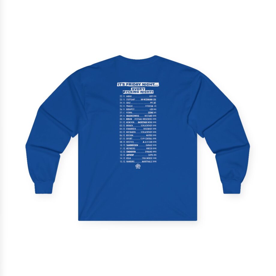 Zebrahead Lightning Skull Friday night tour Unisex Ultra Cotton Long Sleeve Tee