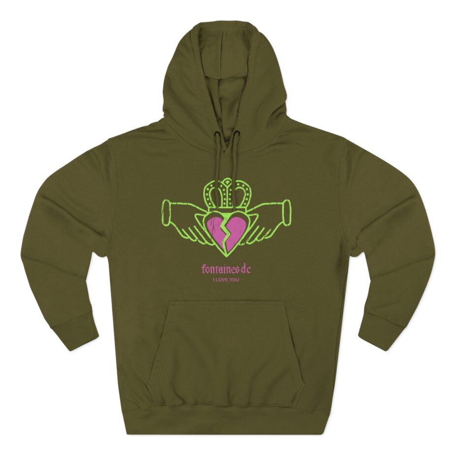 Fontaines Ily Three-Panel Fleece Hoodie