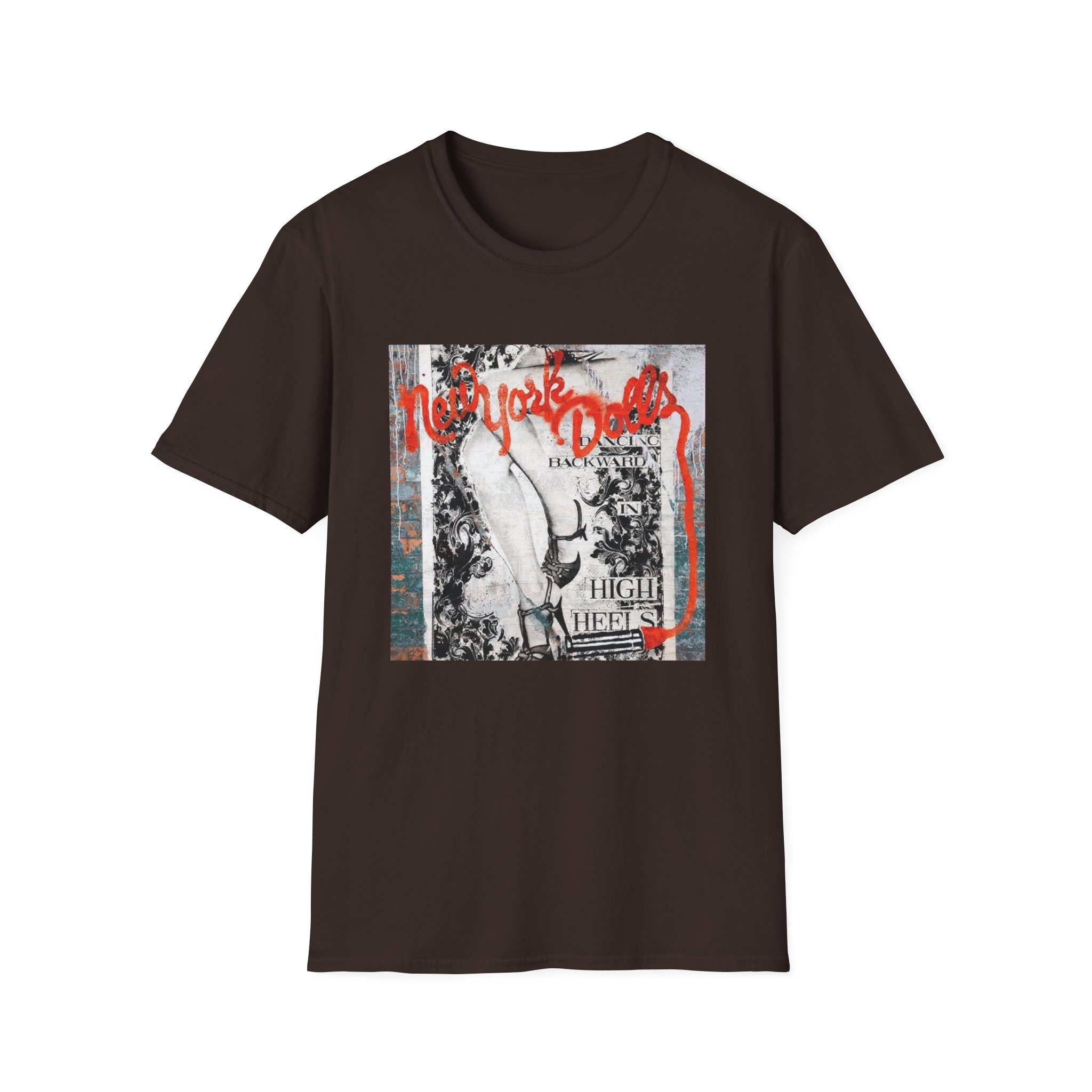 New York Dolls Dancing Backward Album Unisex Softstyle T-Shirt