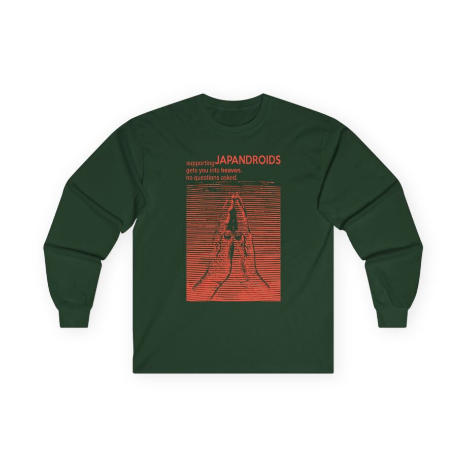 Supporting Japandroids Gets You Into Heaven No Questions Asked Unisex Ultra Cotton Long Sleeve Tee
