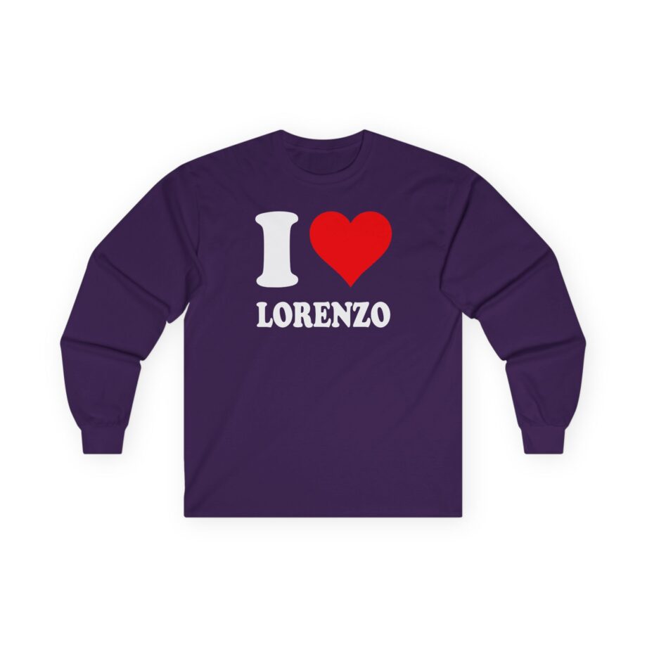 I Love Lorenzo Unisex Ultra Cotton Long Sleeve Tee