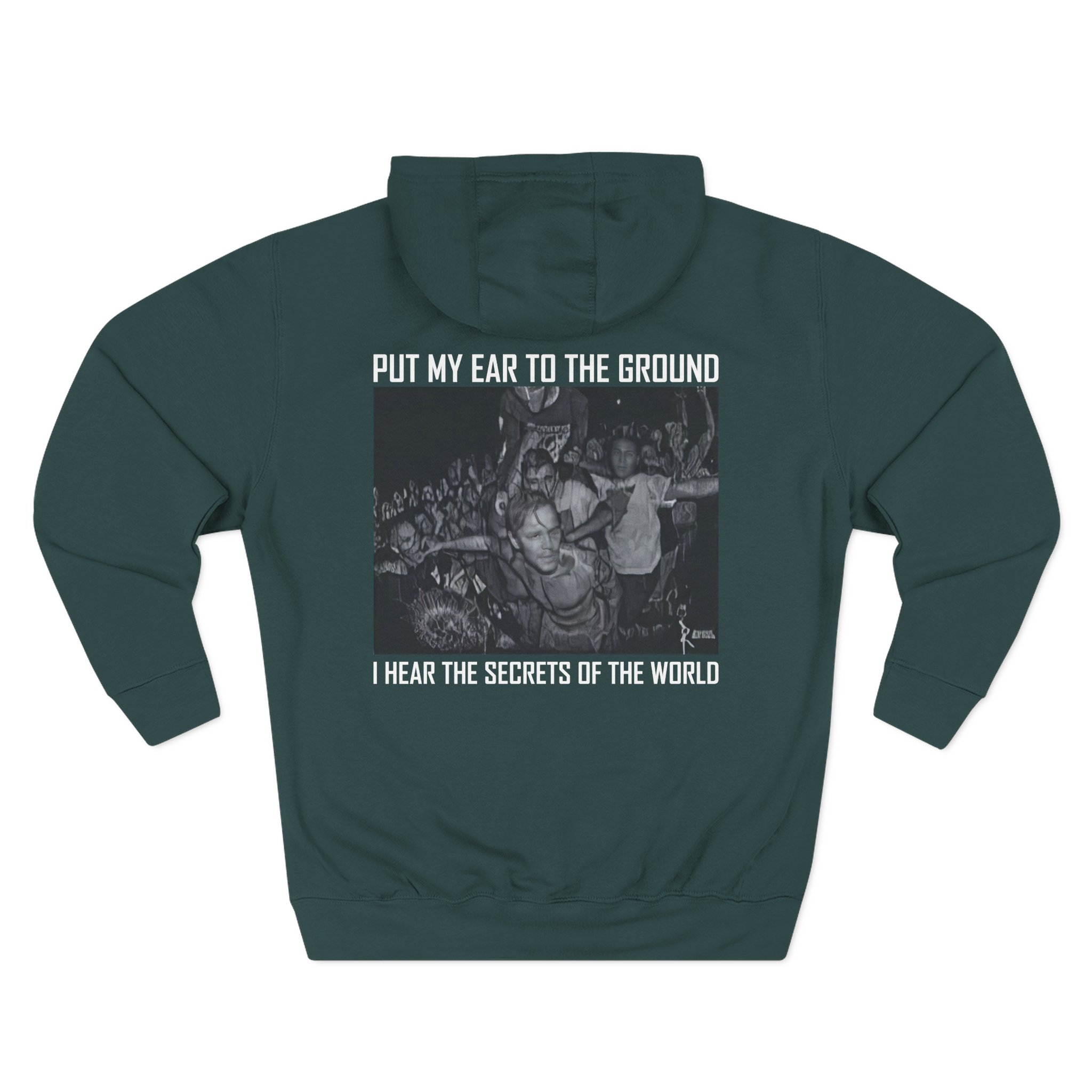 Trapped Under Ice  Secrets of the World Three-Panel Fleece Hoodie