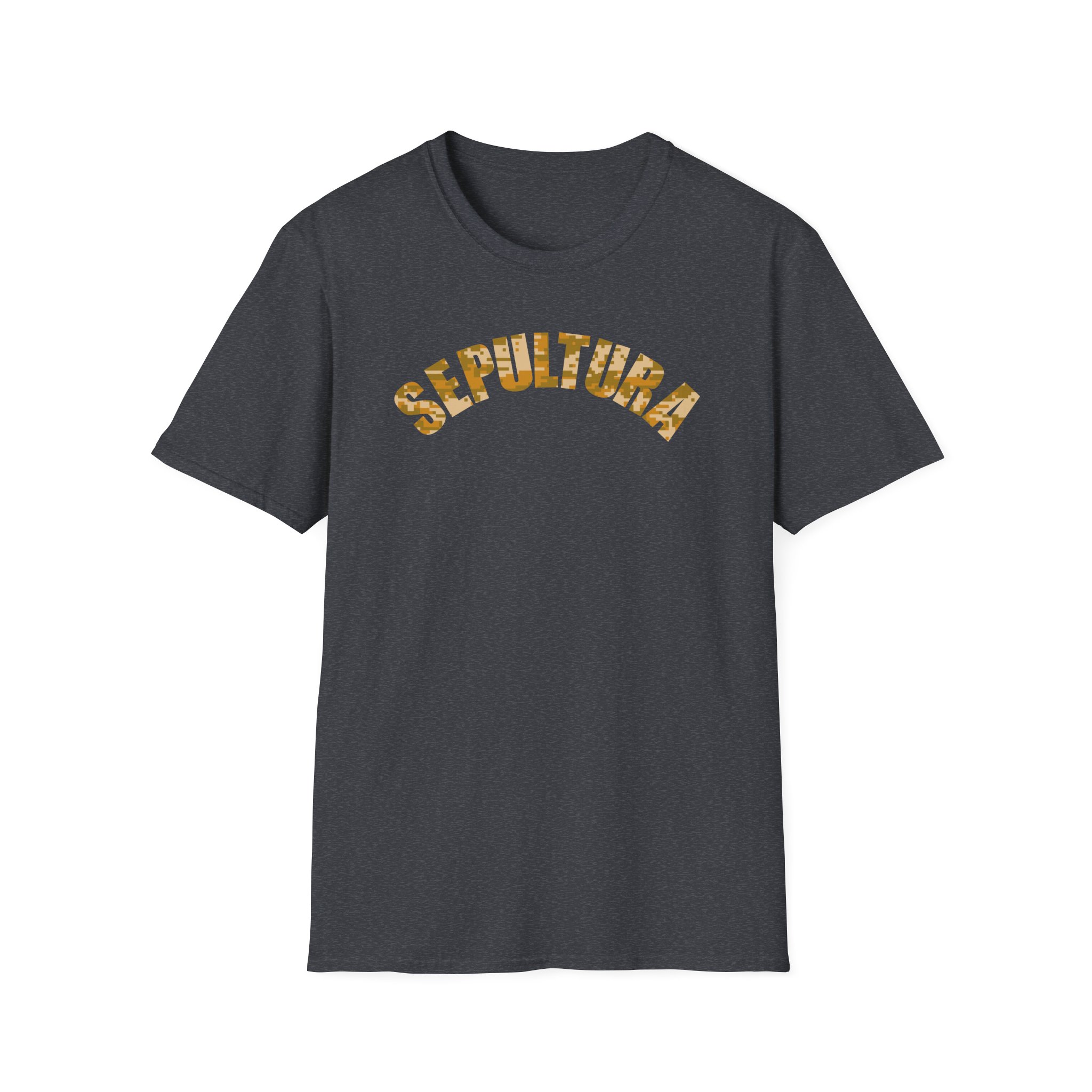 Sepultura Desert Camo S Logo Unisex Softstyle T-Shirt