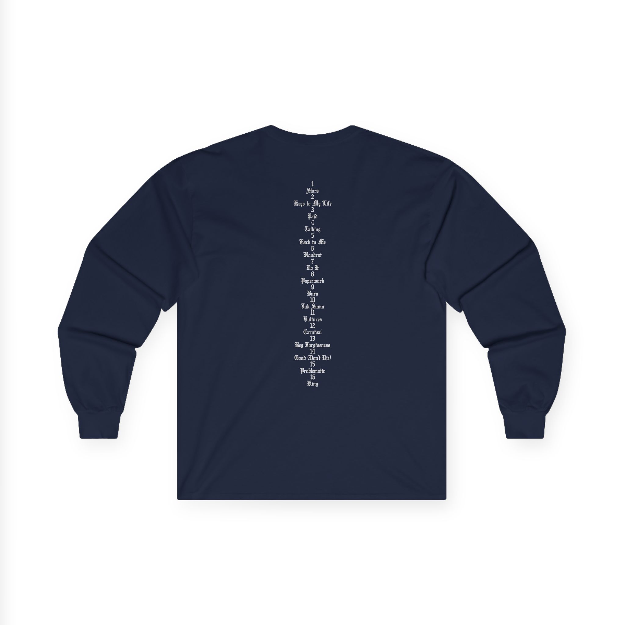Vultures Volume 1 Tracklist and Ty Dolla Sign Unisex Ultra Cotton Long Sleeve Tee
