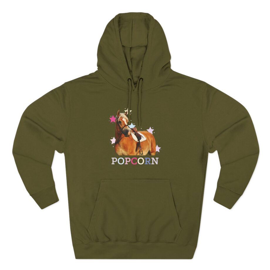 Harlow and Popcorn Stars Three-Panel Fleece Hoodie
