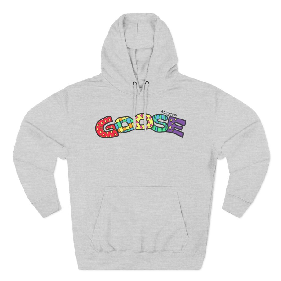 Goose x Staycool   Rainbow Three-Panel Fleece Hoodie
