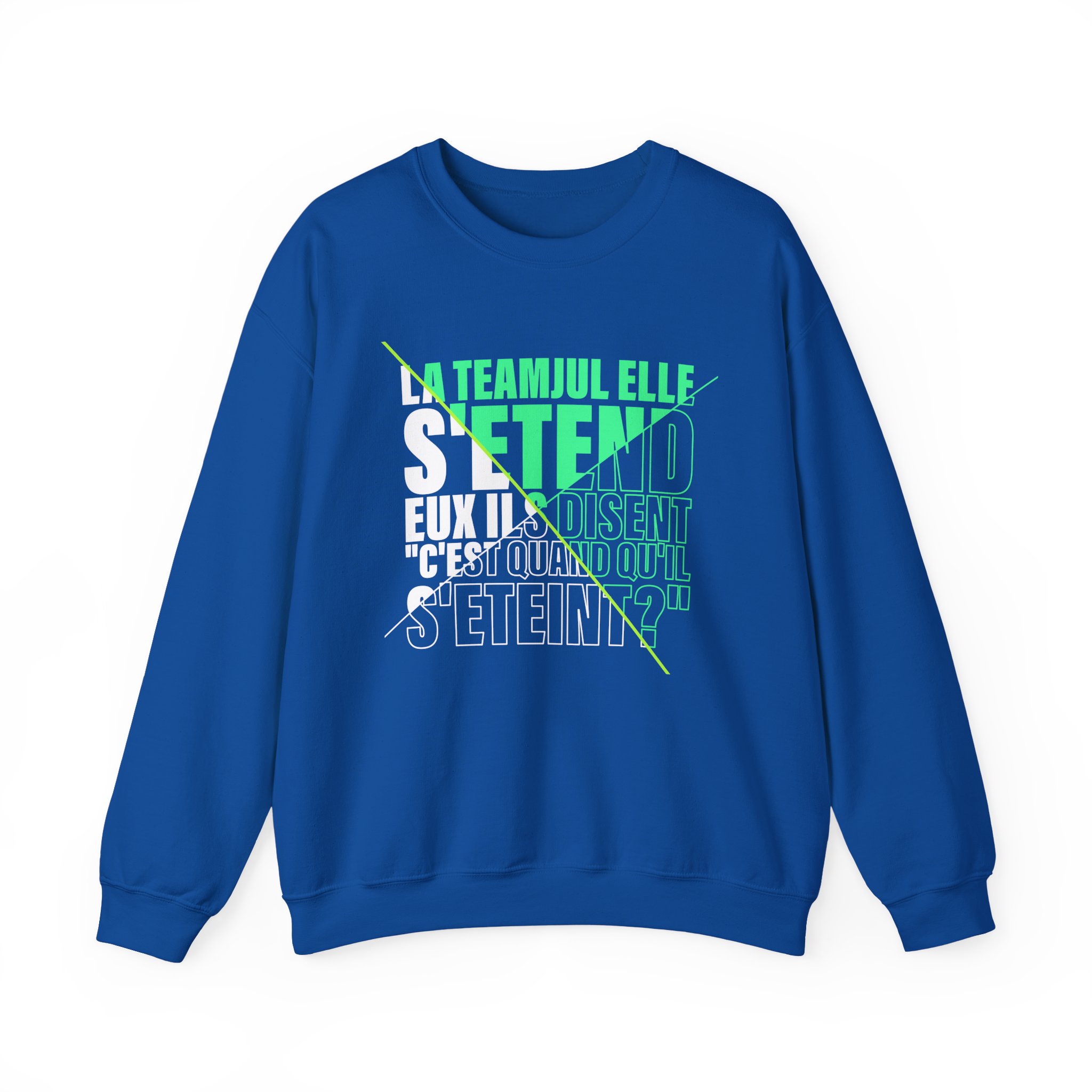 Jul C'est Quand Qu'il S'étein Unisex Heavy Blend™ Crewneck Sweatshirt