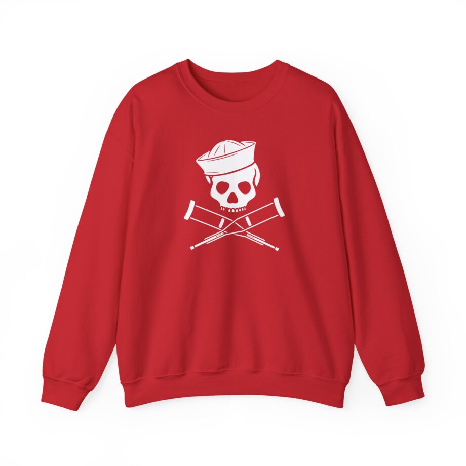 Jackass Sailor Skull & Crossbones Unisex Heavy Blend™ Crewneck Sweatshirt