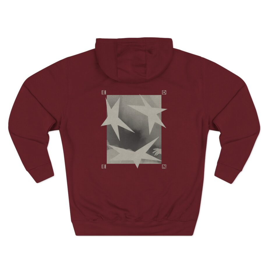Eden Star Three-Panel Fleece Hoodie