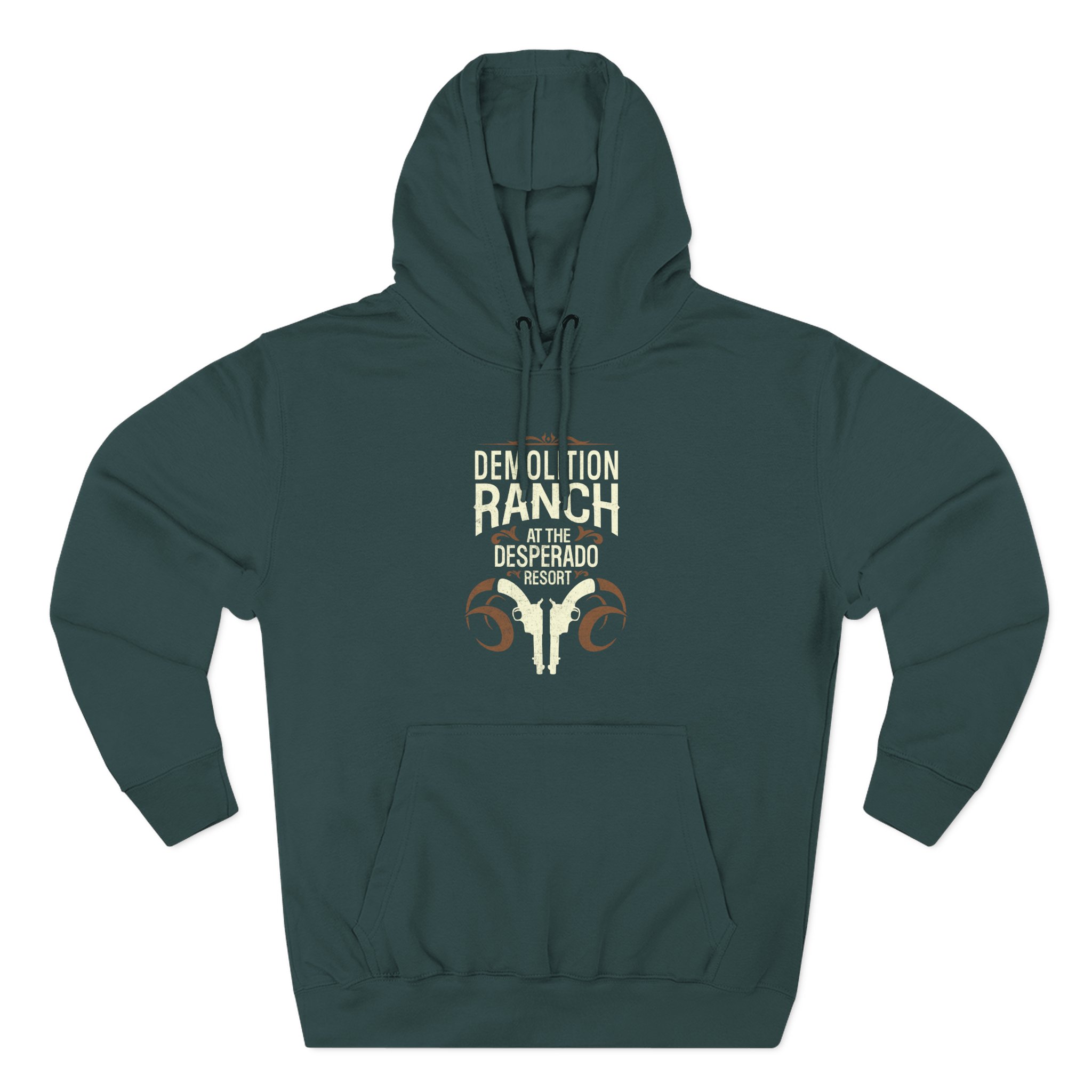 Demolition Ranch at the Desperado Resort Three-Panel Fleece Hoodie