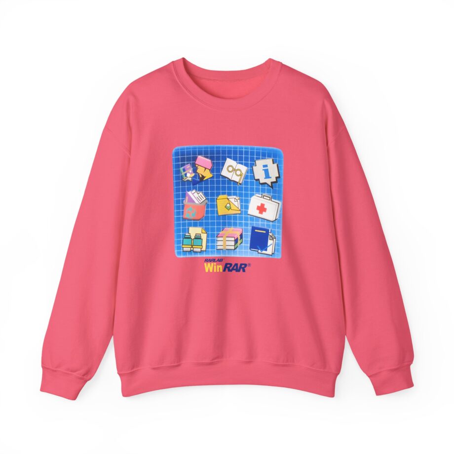 Winrar Software Update Unisex Heavy Blend™ Crewneck Sweatshirt