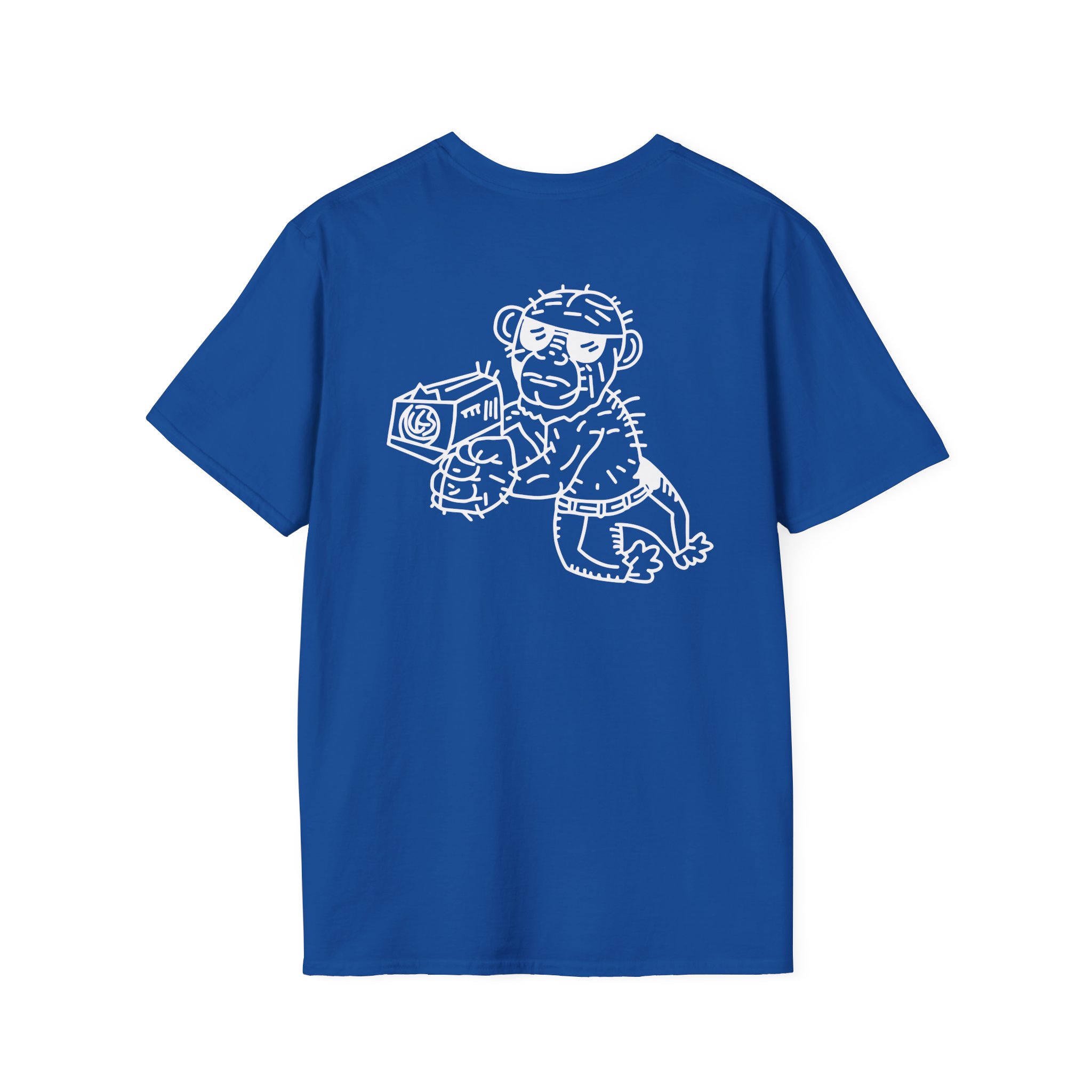 Spoonkid Detective Monke Unisex Softstyle T-Shirt