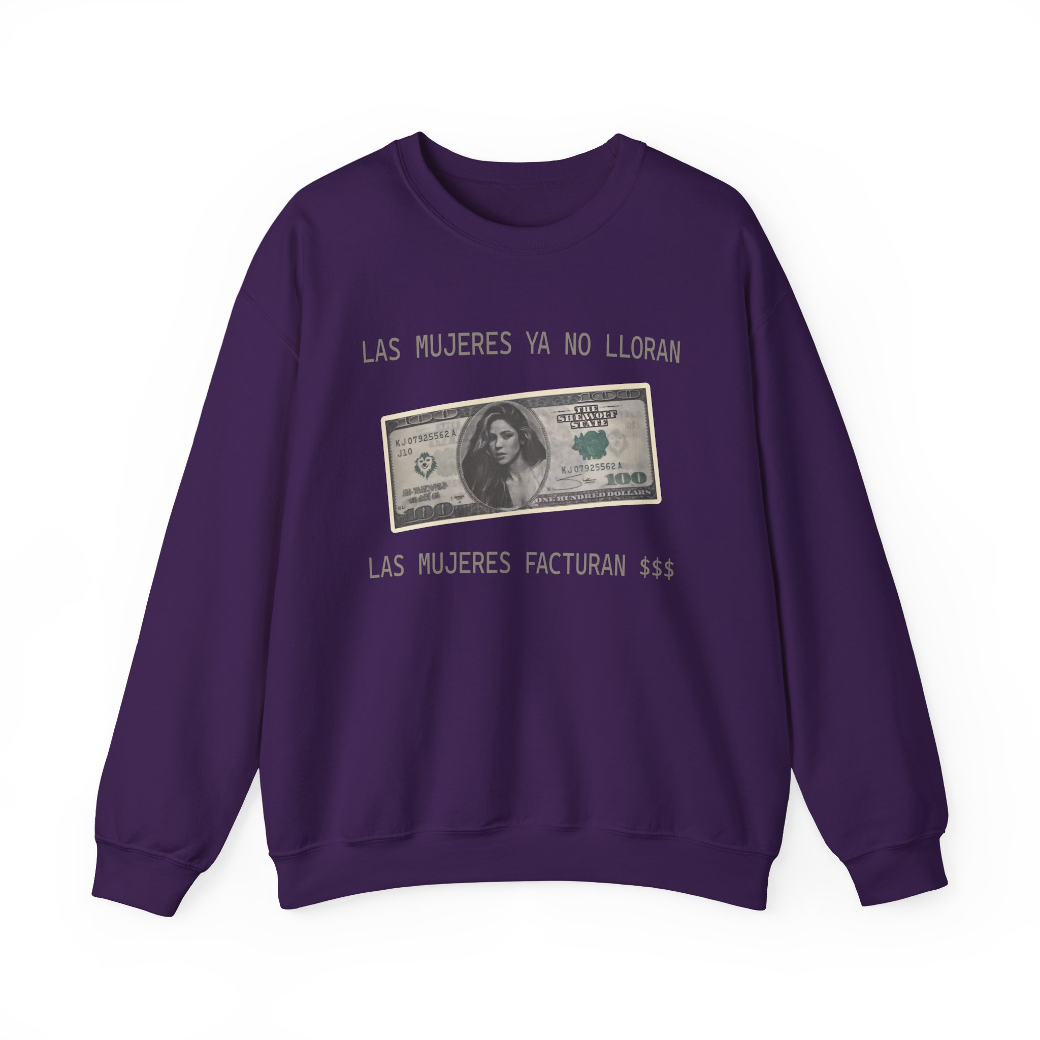Shakira Dollar Bill Unisex Heavy Blendâ„¢ Crewneck Sweatshirt