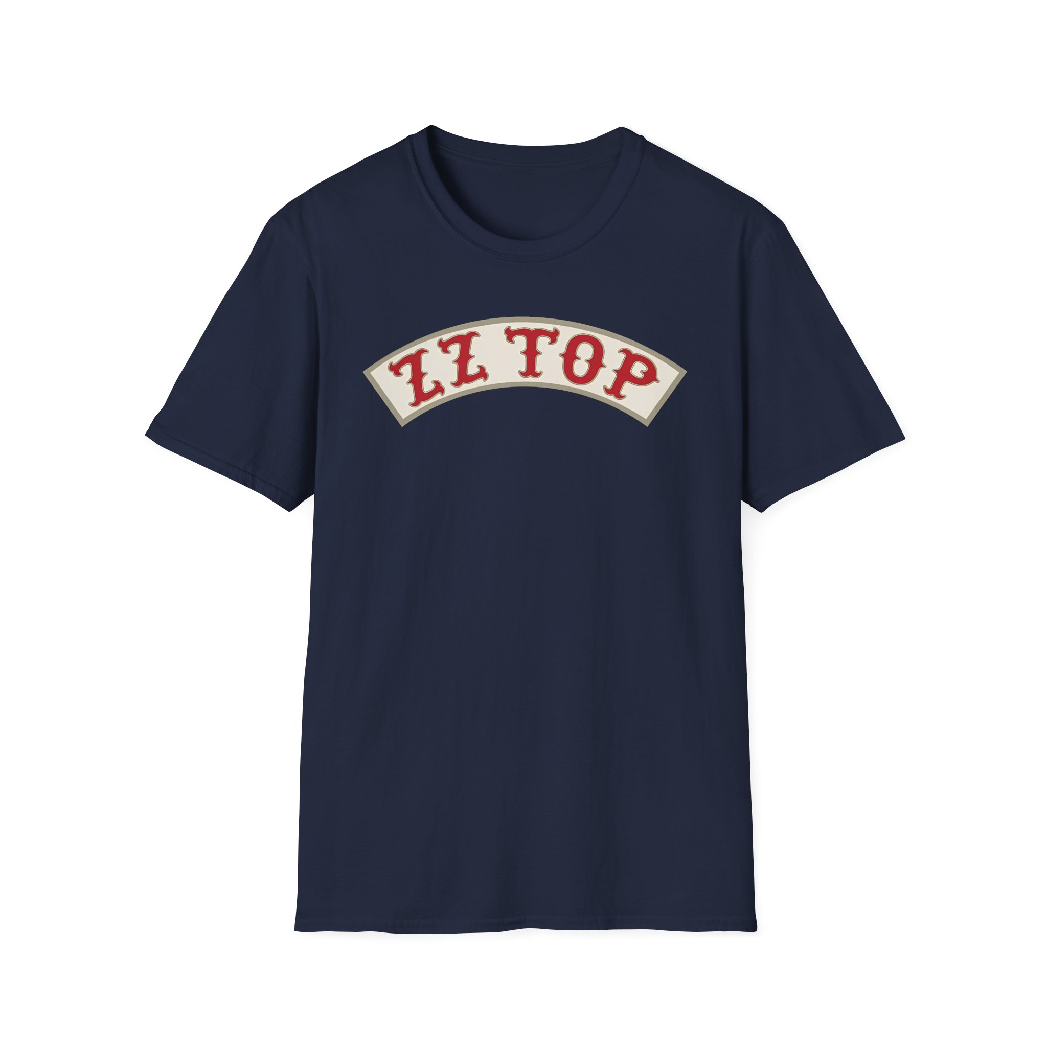 Zz Top Banner Logo Unisex Softstyle T-Shirt
