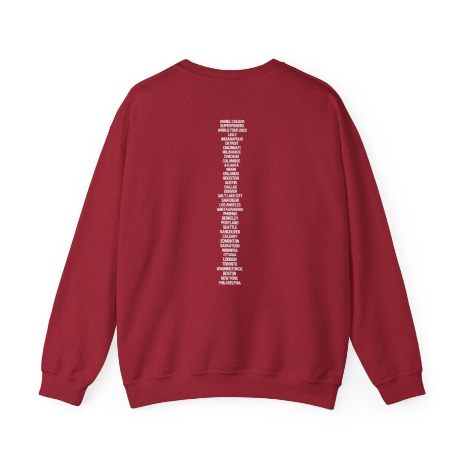 Daniel Caesar Superpowers World Tour Unisex Heavy Blend™ Crewneck Sweatshirt