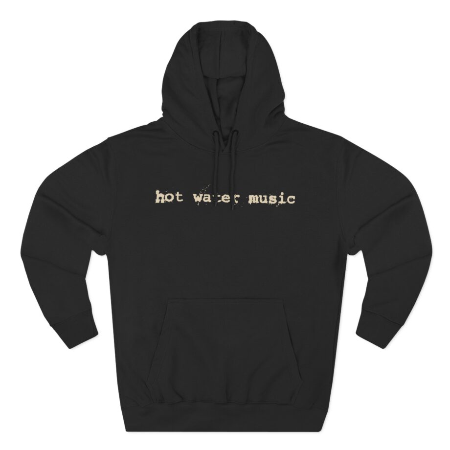 Hot Water Music Logo Three-Panel Fleece Hoodie