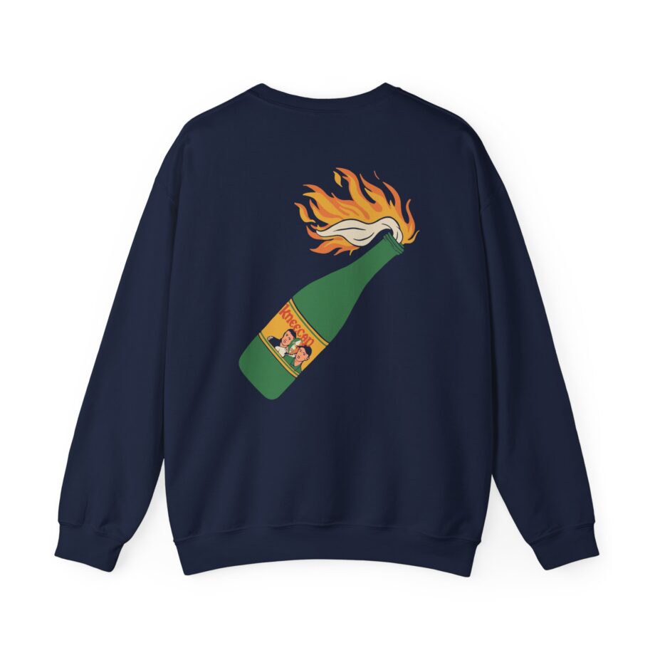 Flaming Buckfast Unisex Heavy Blend™ Crewneck Sweatshirt
