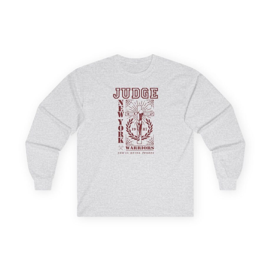 Judge Crucified Mustard Unisex Ultra Cotton Long Sleeve Tee