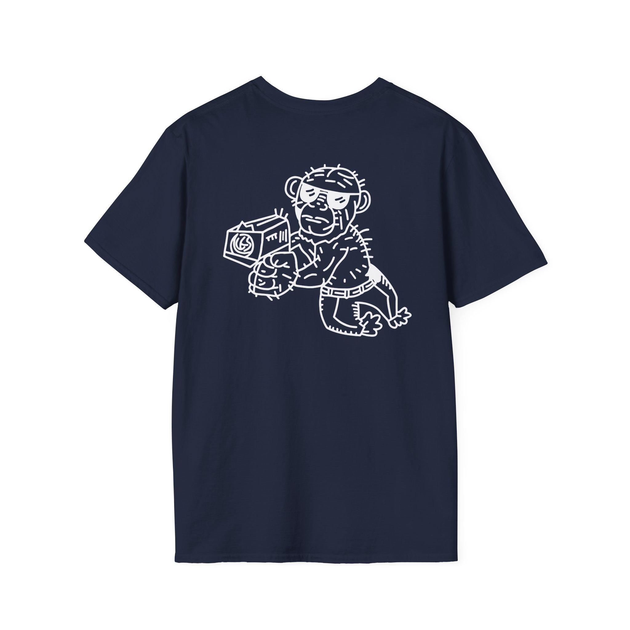 Spoonkid Detective Monke Unisex Softstyle T-Shirt