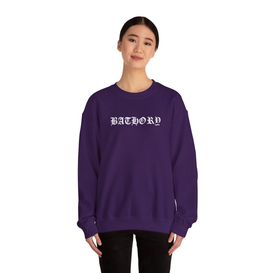 Bathory Logo Unisex Heavy Blend Crewneck Sweatshirt