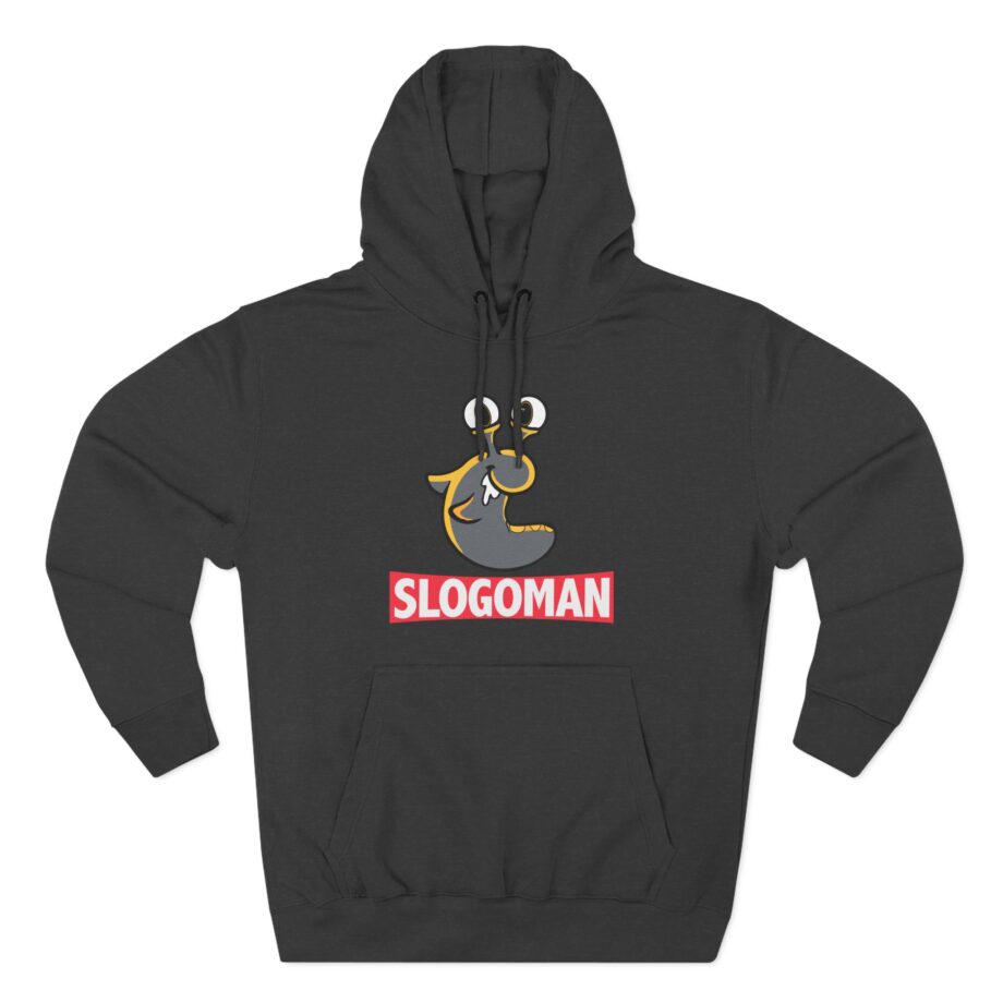 Slogoman Three-Panel Fleece Hoodie